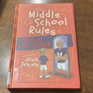 The Middle School Rules of Brian Urlacher - Red Hardcover